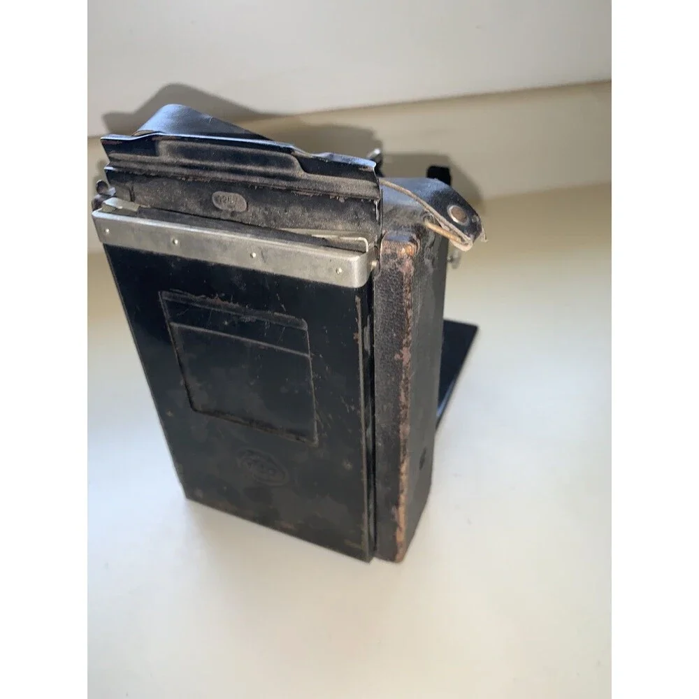 Antique Vintage Folding Camera Vario Rodenstock Munchen 1:6.5 f = 13.5 cm
